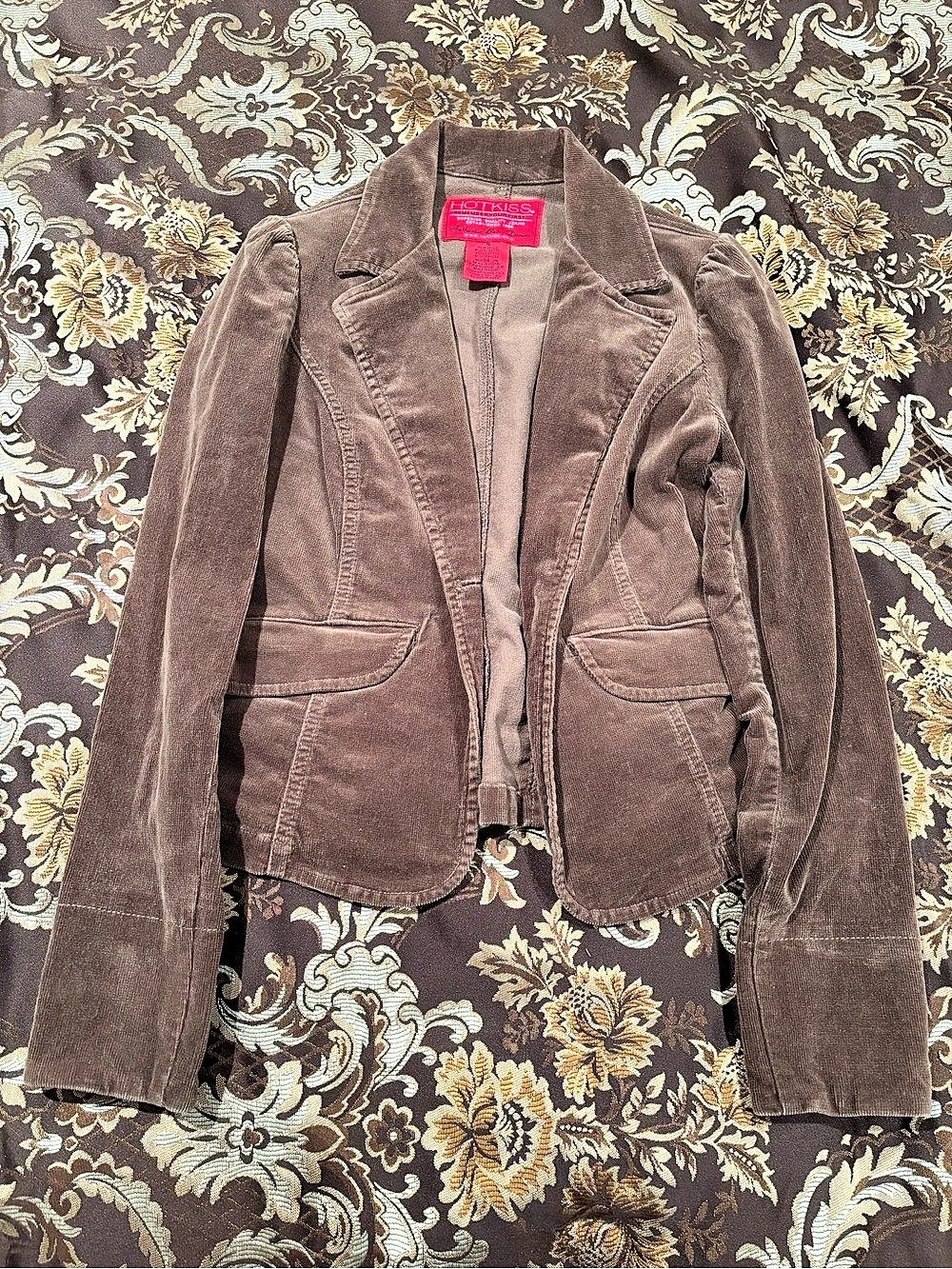 Hot Kiss Corduroy Blazer Jacket Size Small